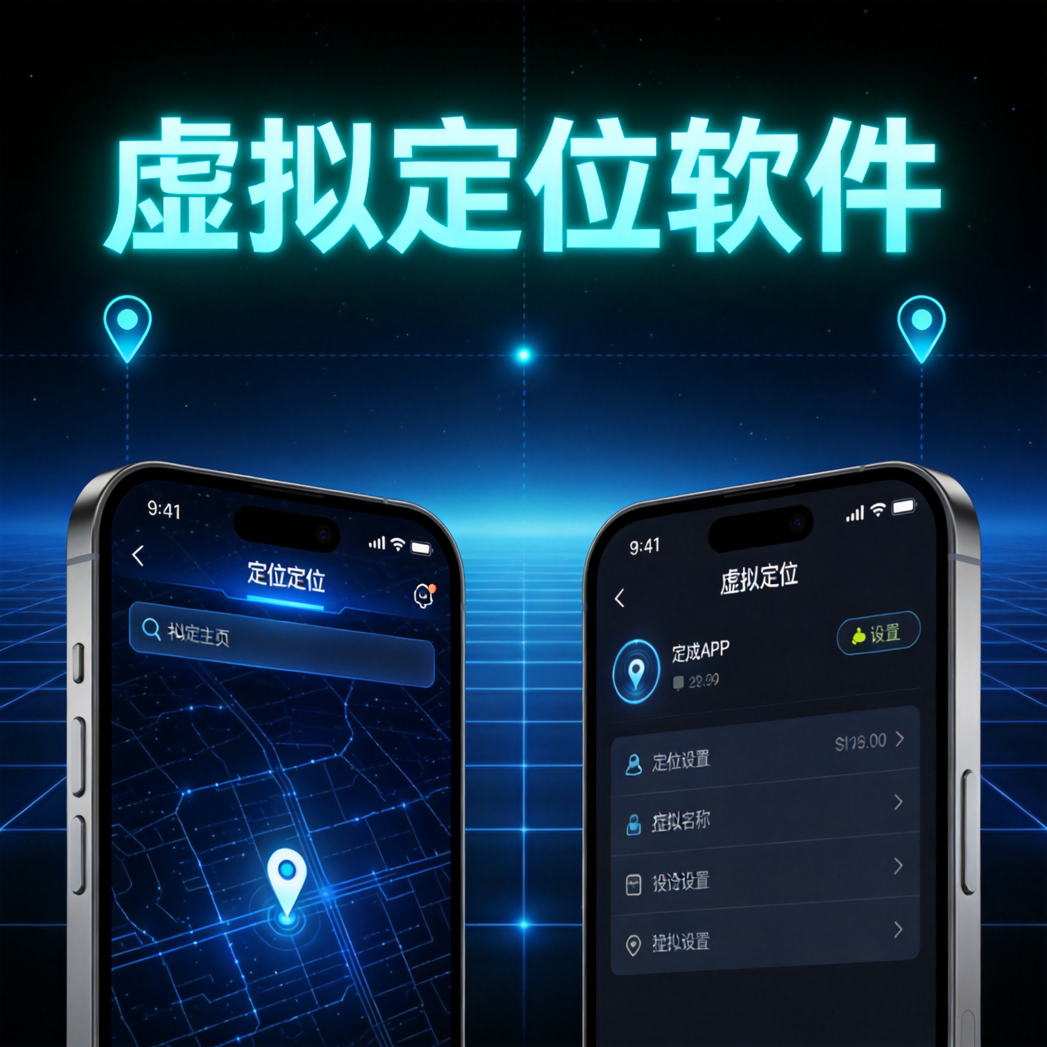 虚拟定位软件 双手机界面预览